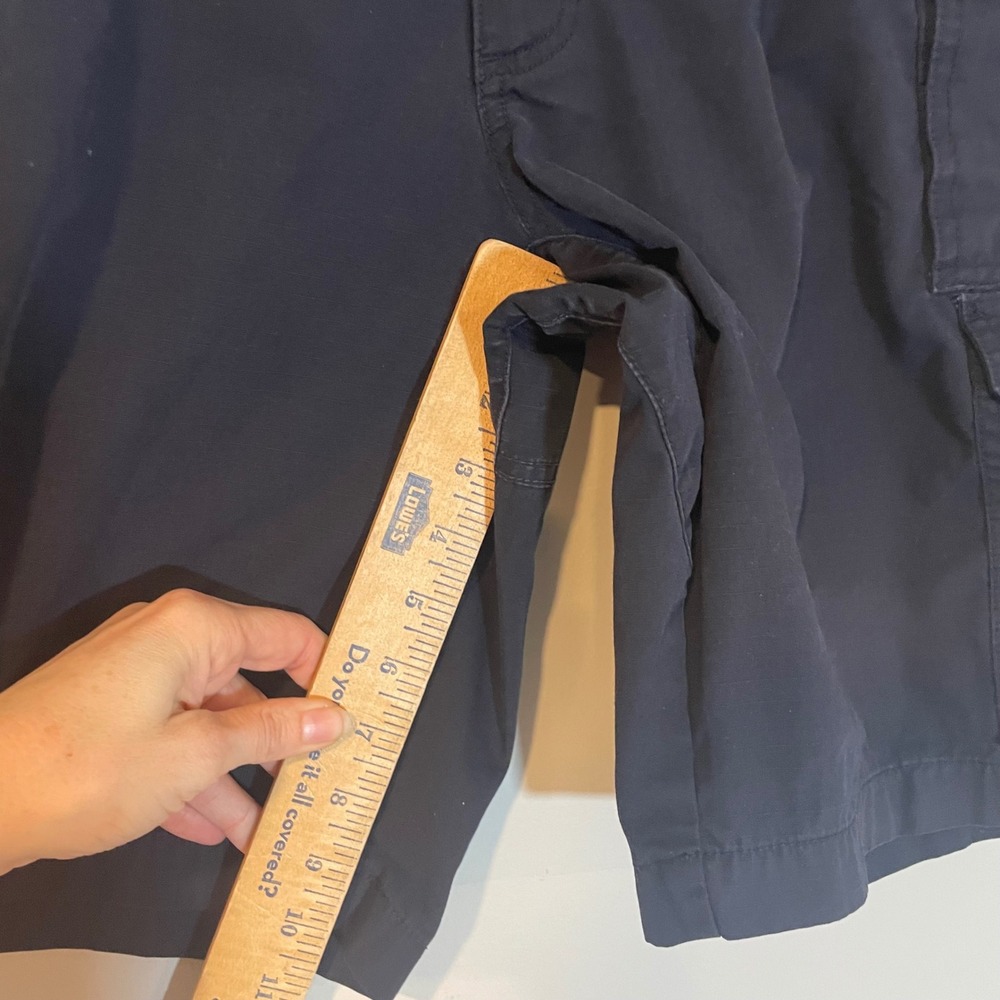 511 Tactical‎ Series Cargo Shorts Men's Size 34 Navy Blue Ripstop Utility D Ring - Picture 4 of 8